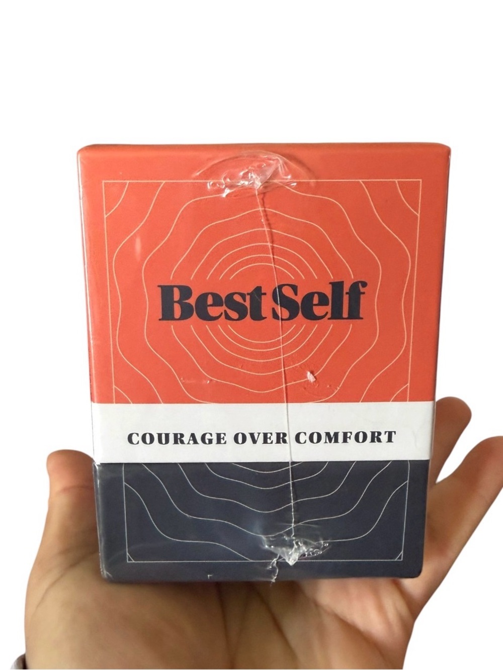 Courage Over Comfort Card Deck - Red and Navy